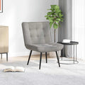 Relaxsessel Hellgrau 64x74x84 cm Samt
