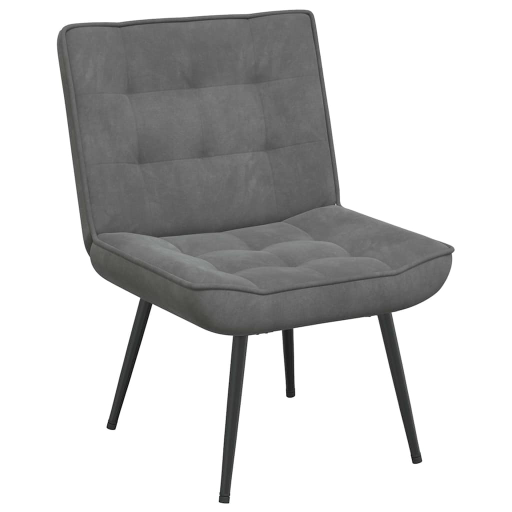 Relaxsessel Dunkelgrau 64x74x84 cm Samt