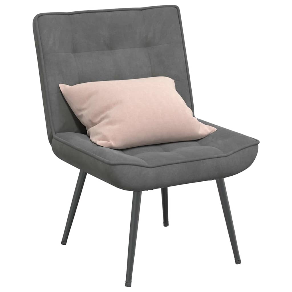 Relaxsessel Dunkelgrau 64x74x84 cm Samt