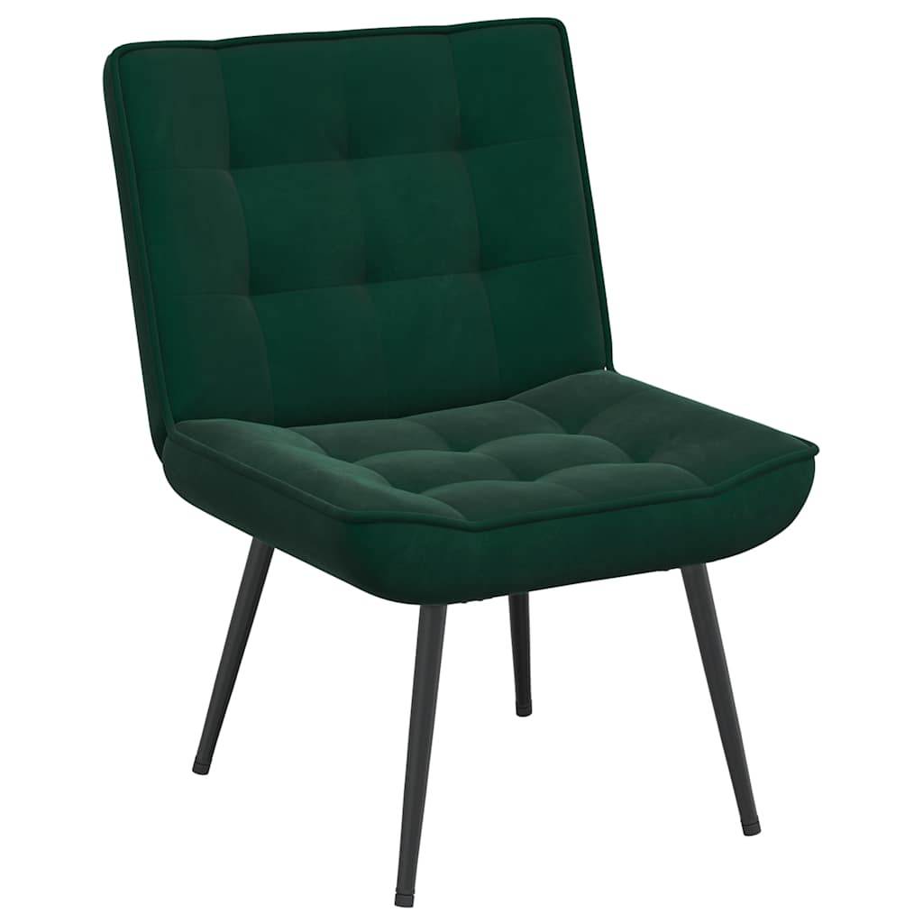 Relaxsessel Dunkelgrün 64x74x84 cm Samt