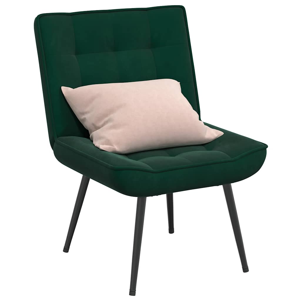 Relaxsessel Dunkelgrün 64x74x84 cm Samt