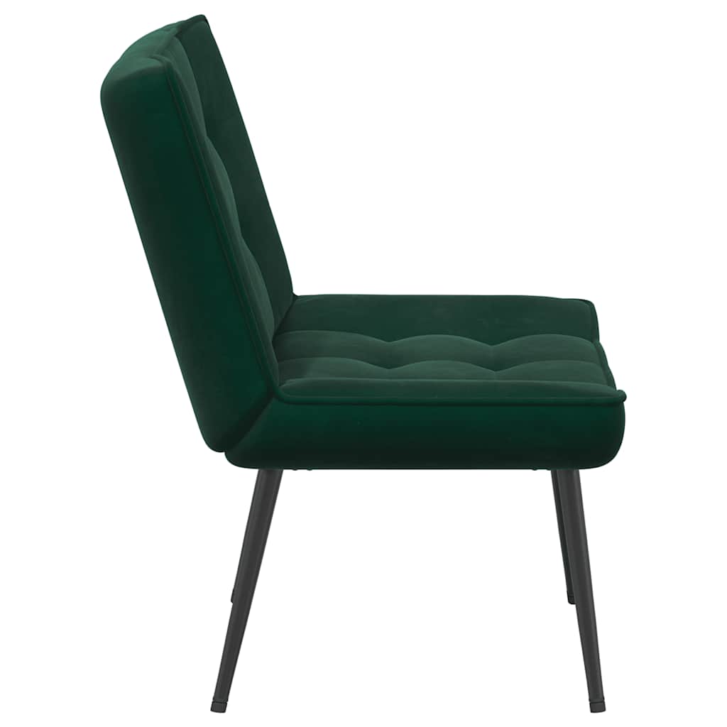 Relaxsessel Dunkelgrün 64x74x84 cm Samt