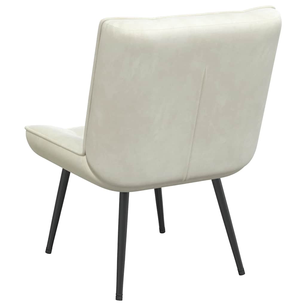 Relaxsessel Creme 64x74x84 cm Samt