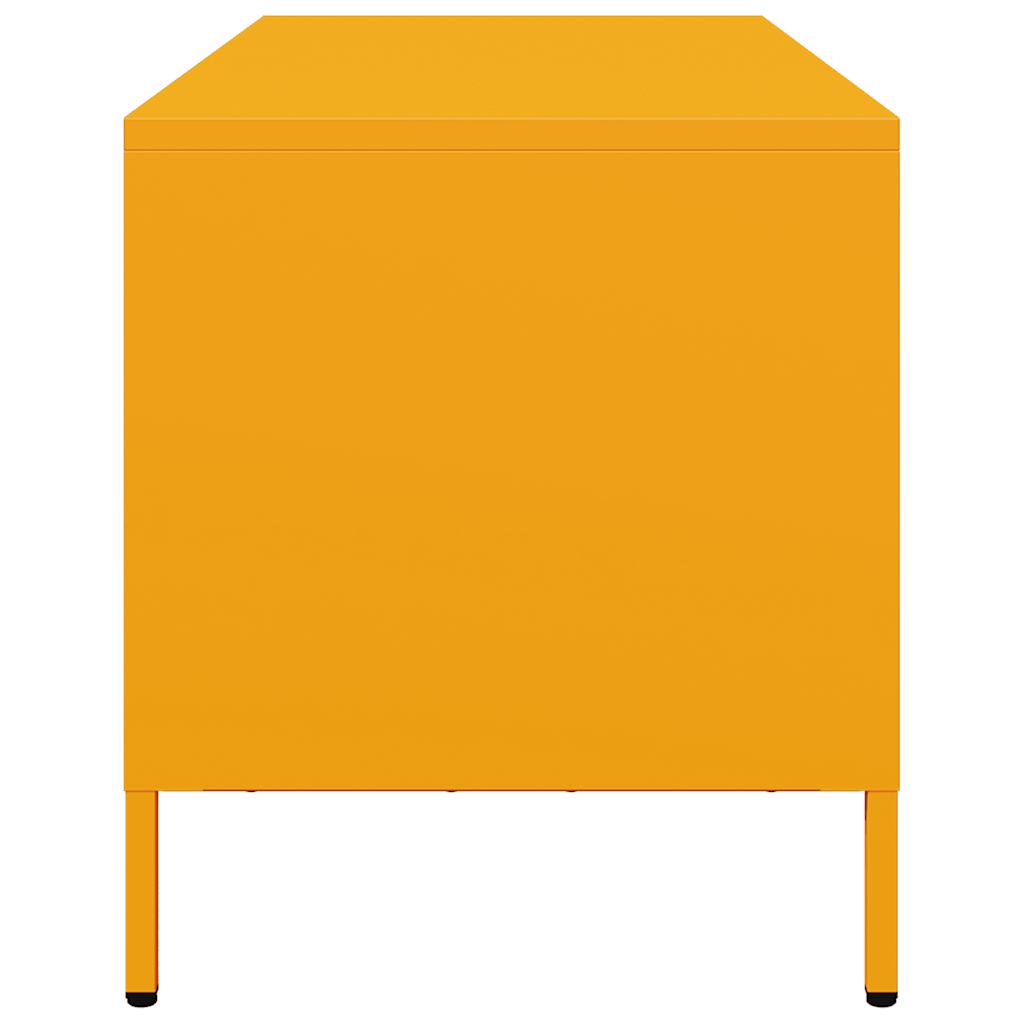 TV-Schrank Senfgelb 68x39x43,5 cm Kaltgewalzter Stahl