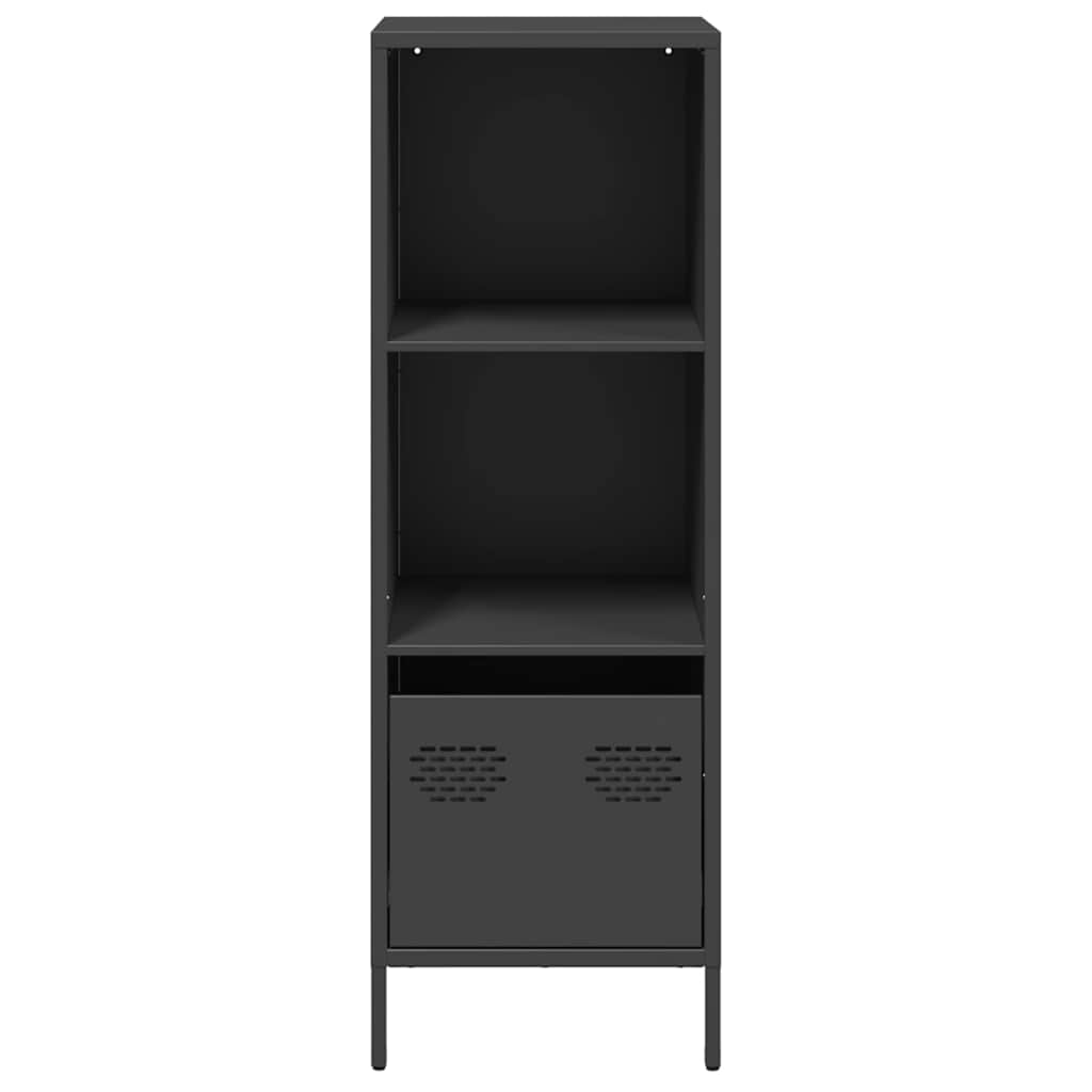 Highboard Schwarz 35x39x103,5 cm Stahl