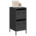 Sideboard Schwarz 35x39x73,5 cm Kaltgewalzter Stahl