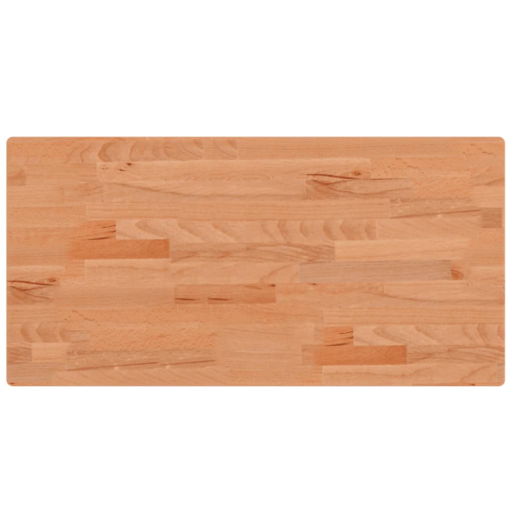Waschbeckenregal Wandmontage Stahl und Massivholz Buche