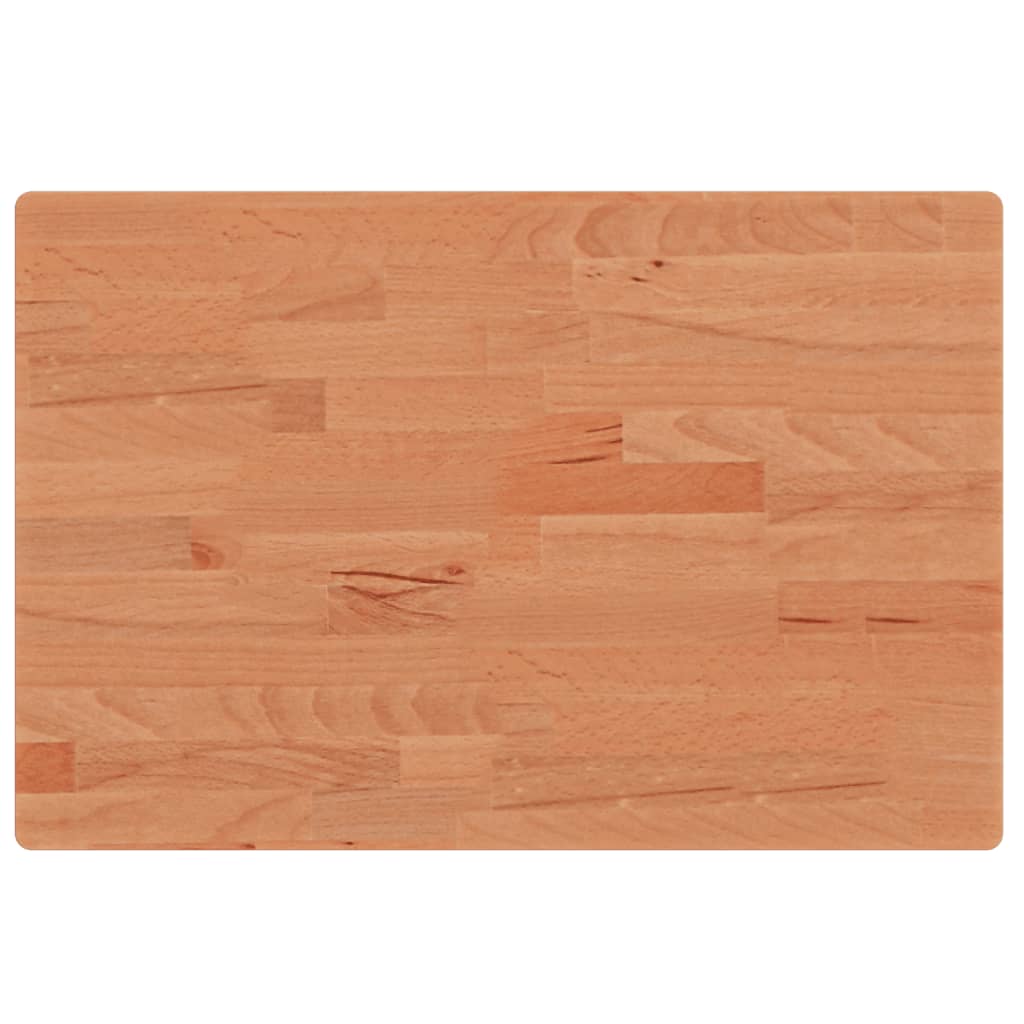 Waschbeckenregal Wandmontage Stahl und Massivholz Buche