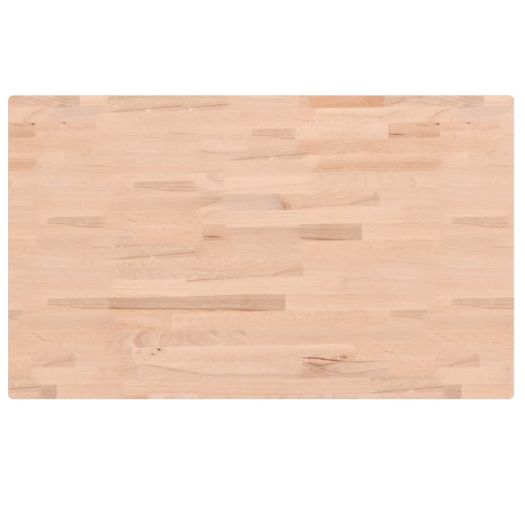 Waschbeckenregal Wandmontage Stahl und Massivholz Buche