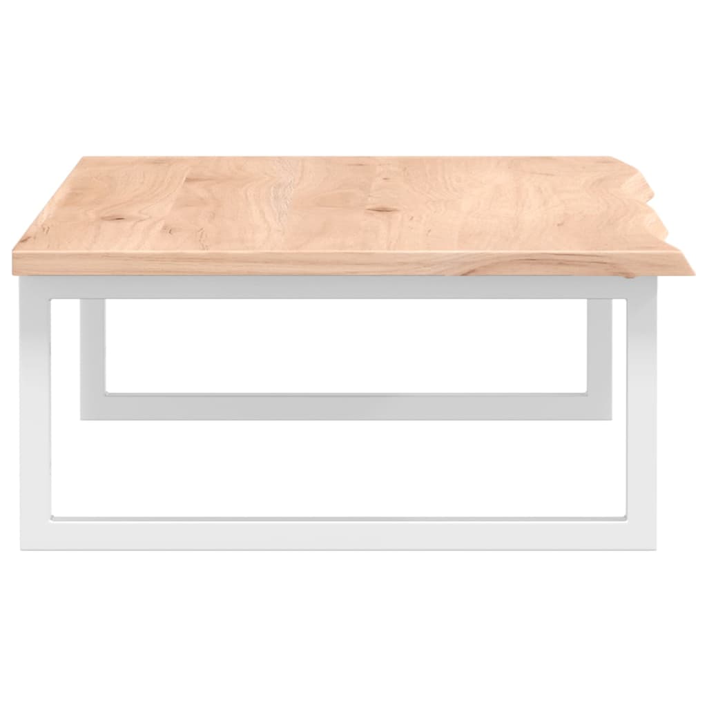 Waschtischplatte mit Halterung Stahl und Massivholz Eiche