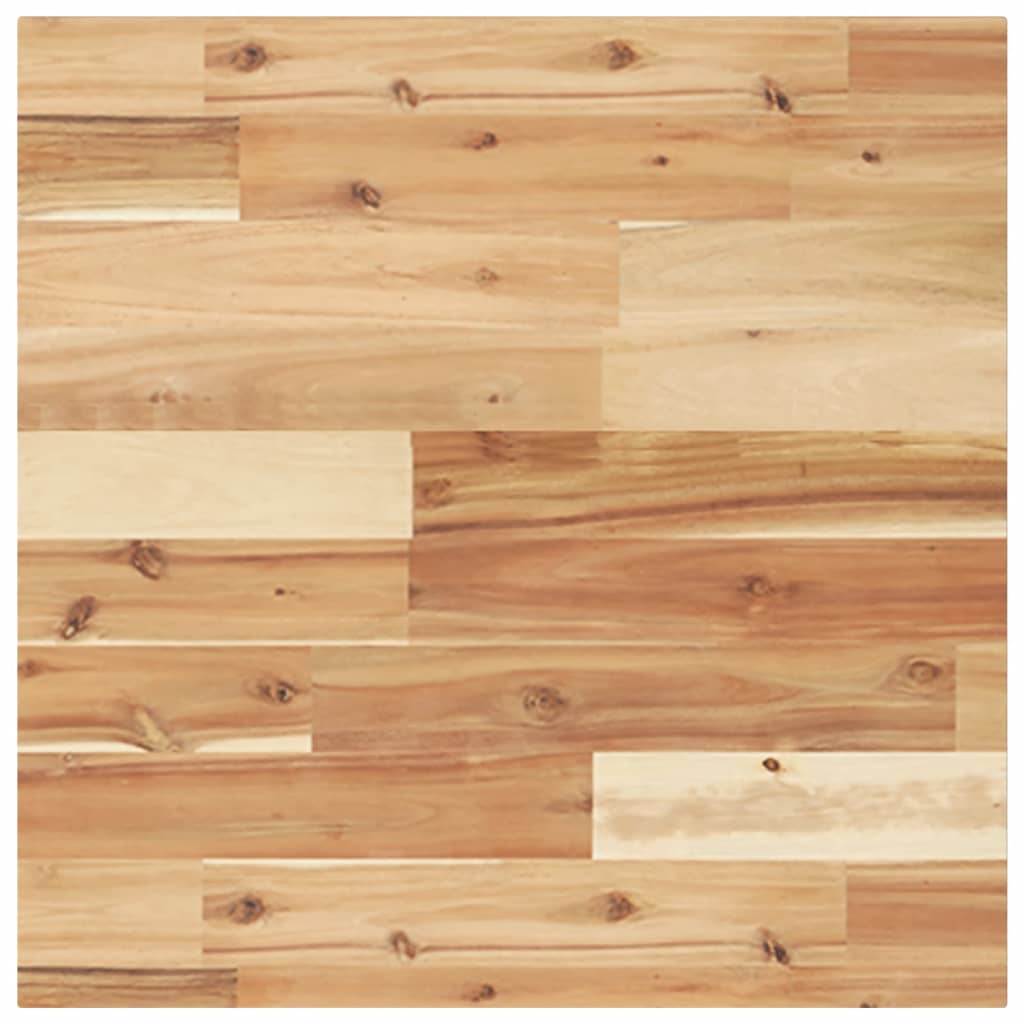 Waschbeckenregal Wandmontage Stahl und Akazienholz