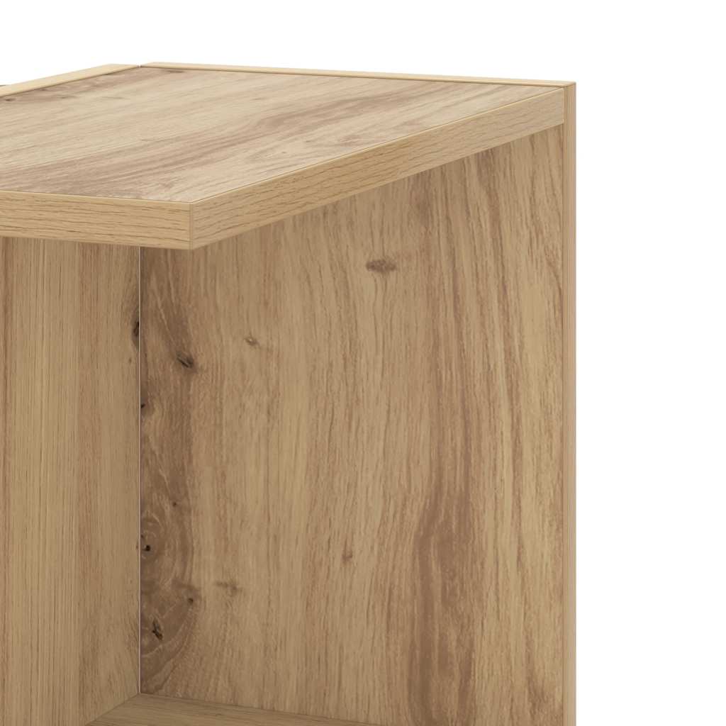 Wand-Eckregal Artisan-Eiche 36,5x36,5x140 cm Holzwerkstoff