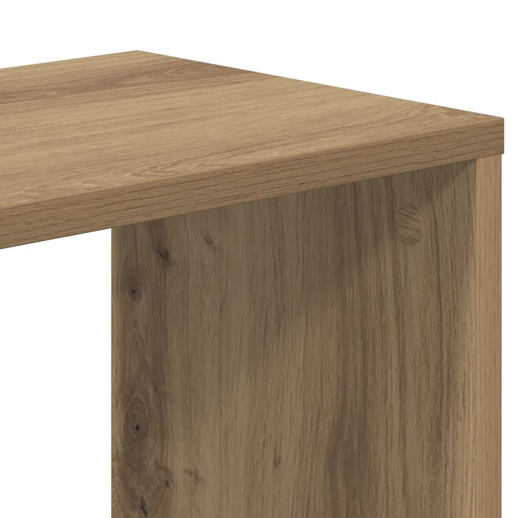 Bücherregal 5 Böden Artisan-Eiche 45x23,5x162,5 Holzwerkstoff