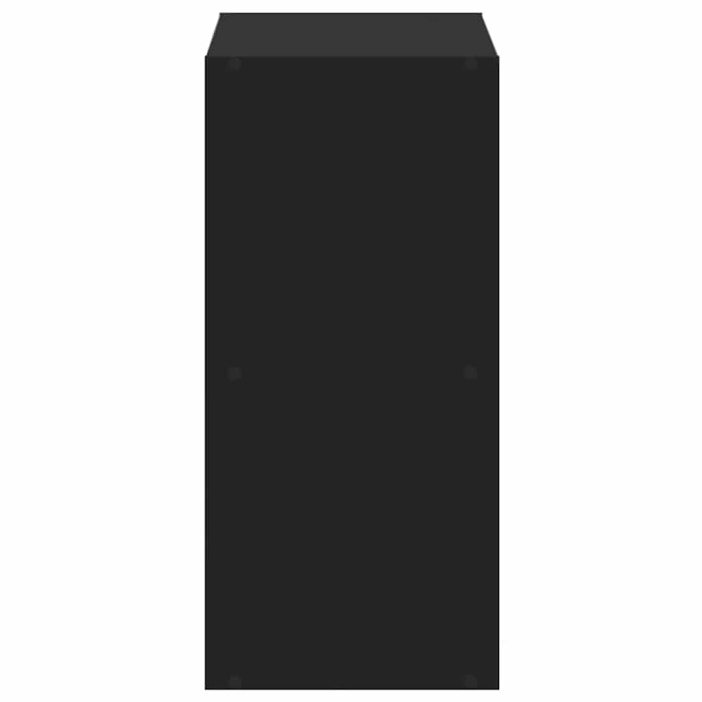Bücherregal Schwarz 68,5x32x68,5 cm Holzwerkstoff
