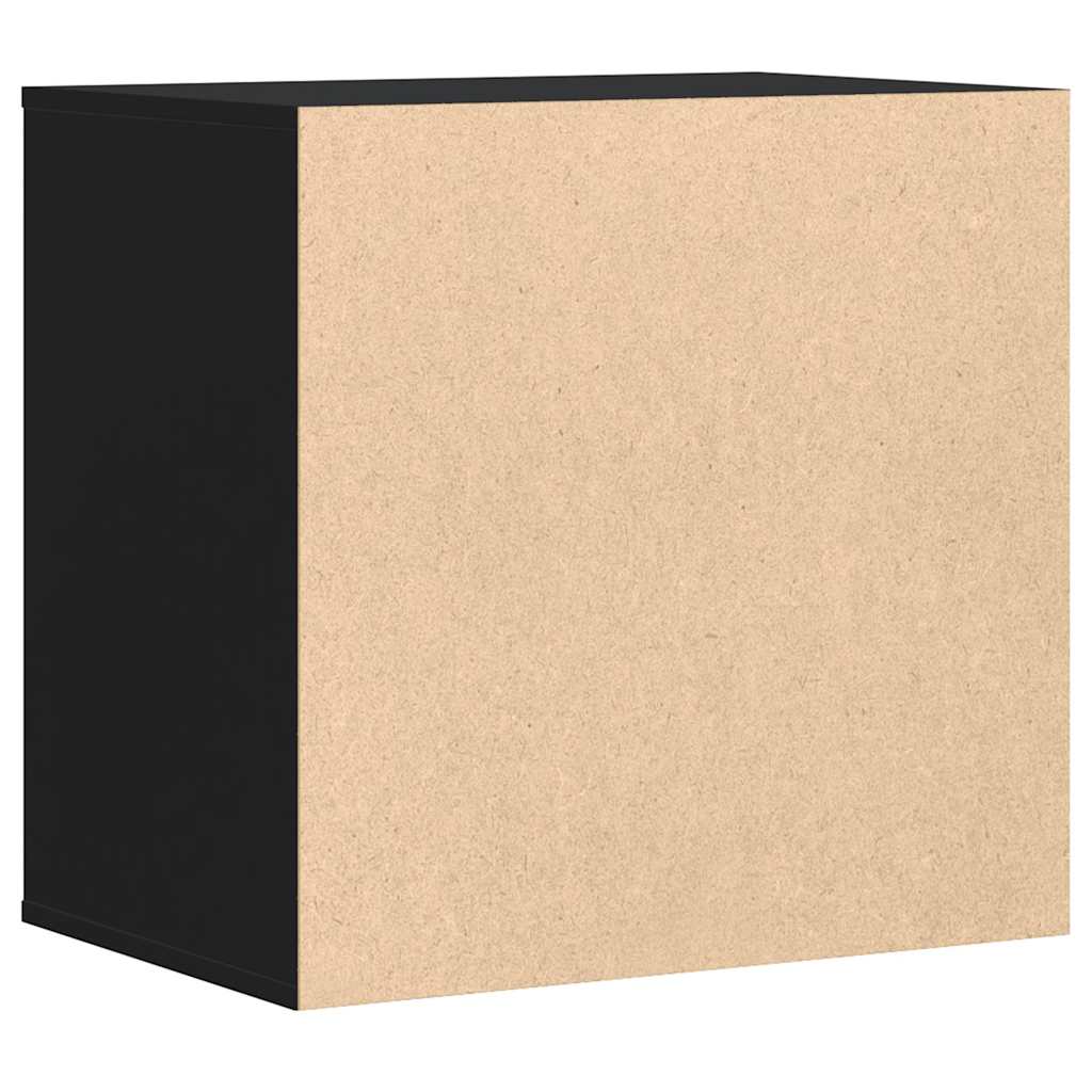 Kommode Schwarz 60x41x58 cm Holzwerkstoff