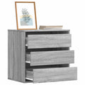 Kommode Grau Sonoma 60x41x58 cm Holzwerkstoff