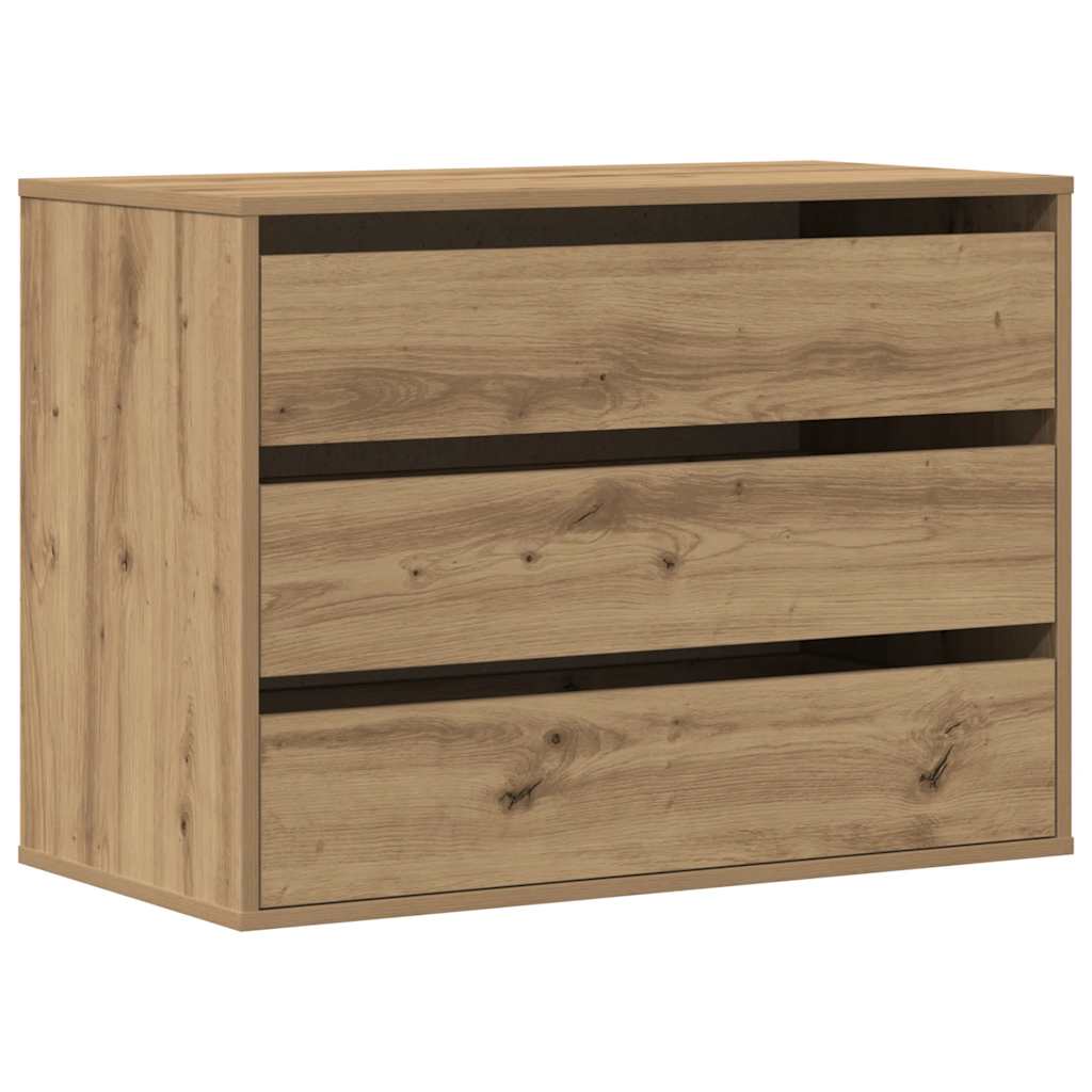 Kommode Artisan-Eiche 80x41x58 cm Holzwerkstoff
