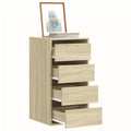 Kommode Sonoma-Eiche 40x41x76 cm Holzwerkstoff