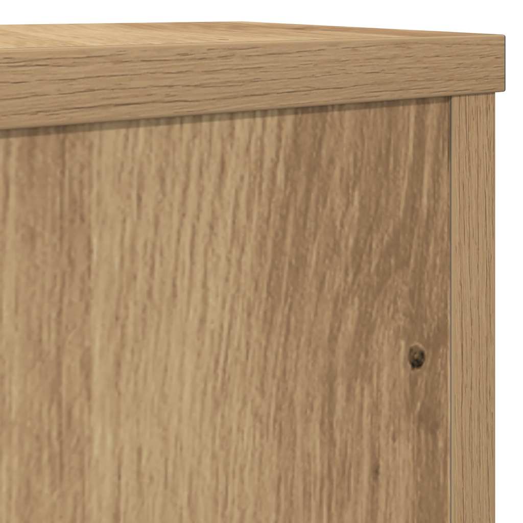 Pflanzenständer 2 Stk. Artisan-Eiche 15x15x20 cm Holzwerkstoff