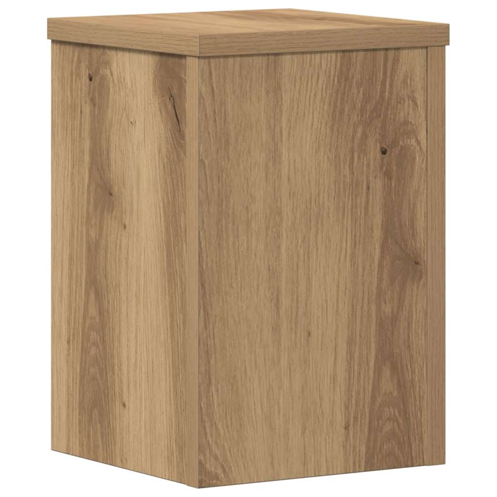 Pflanzenständer 2 Stk. Artisan-Eiche 20x20x30 cm Holzwerkstoff