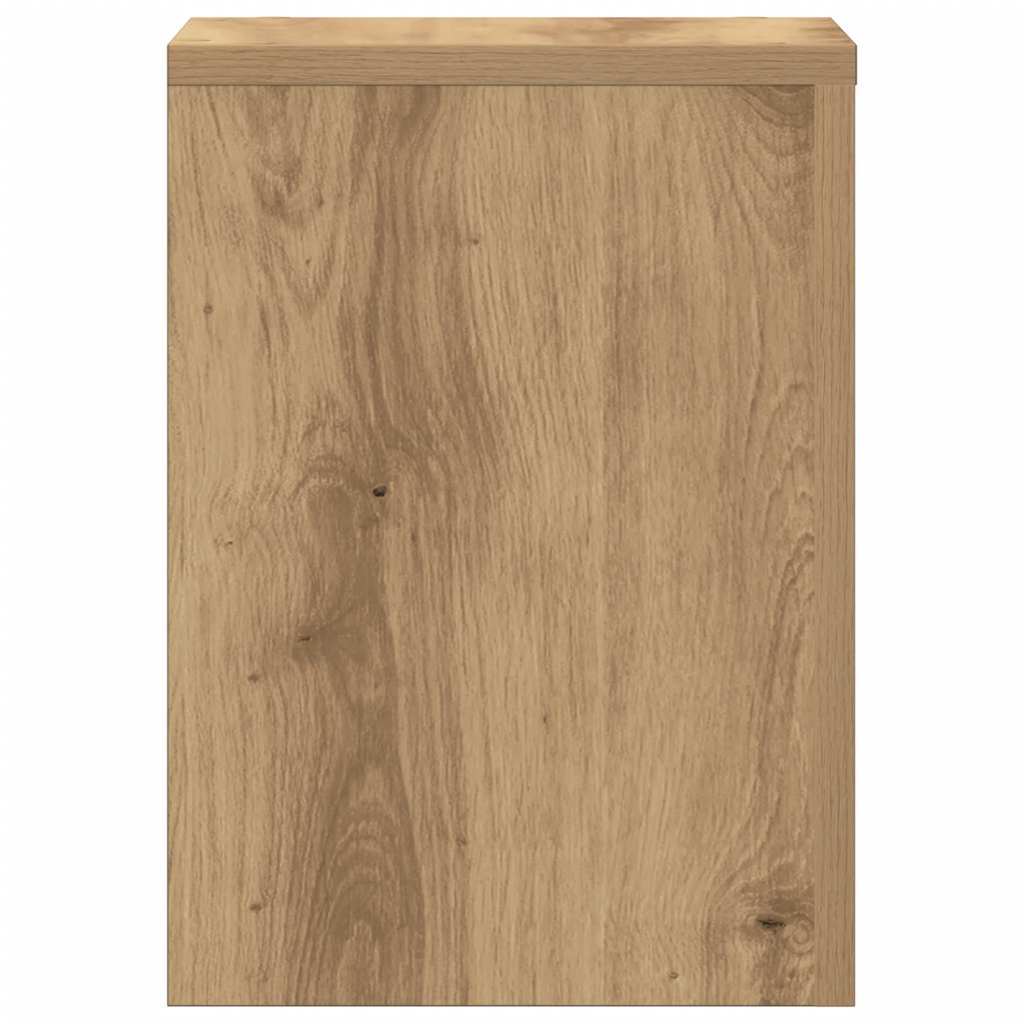 Pflanzenständer 2 Stk. Artisan-Eiche 25x25x35 cm Holzwerkstoff