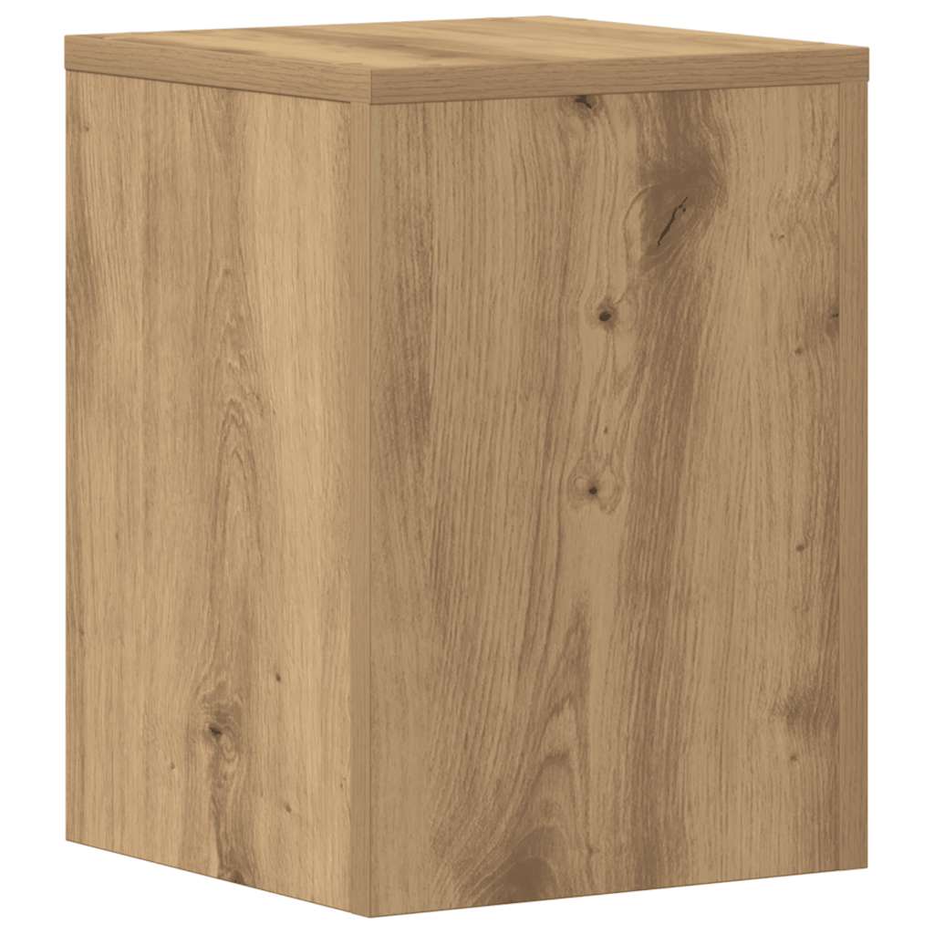 Pflanzenständer 2 Stk. Artisan-Eiche 25x25x35 cm Holzwerkstoff