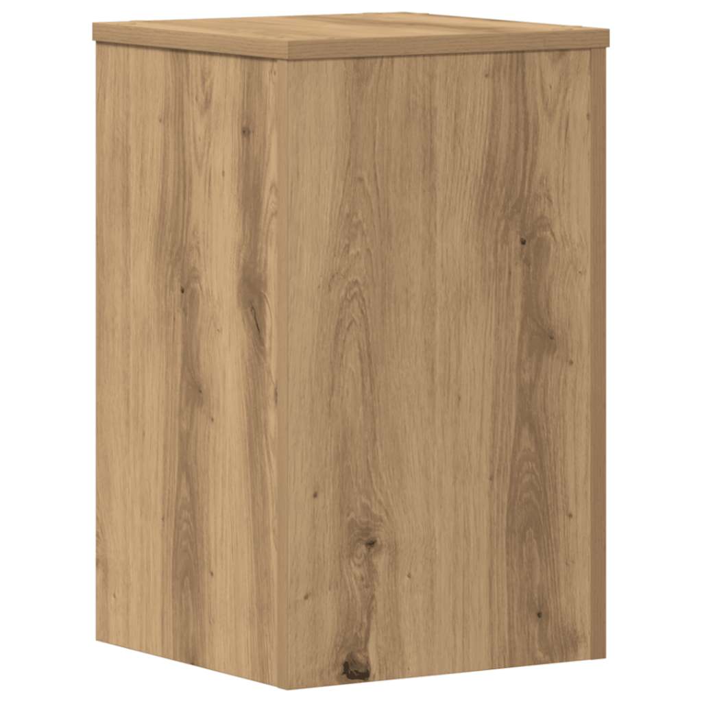 Pflanzenständer 2 Stk. Artisan-Eiche 30x30x50 cm Holzwerkstoff