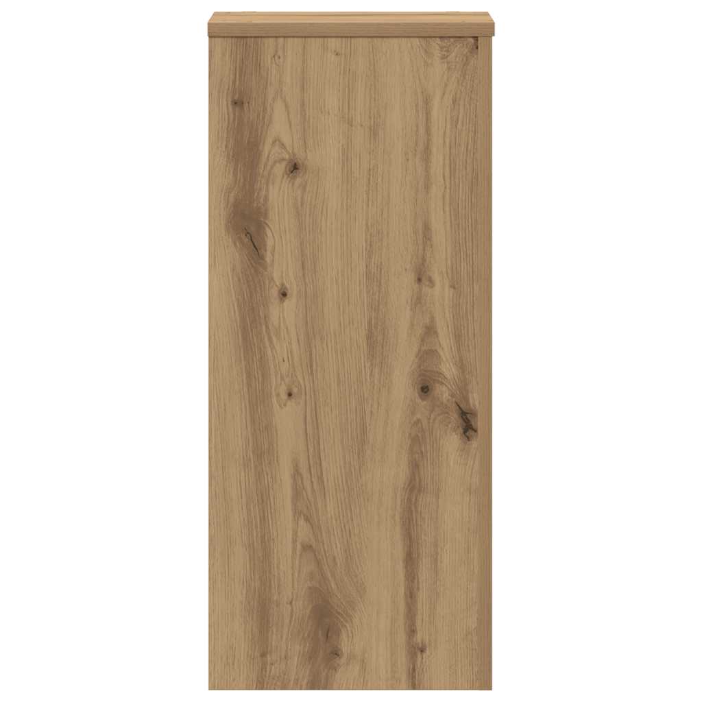 Pflanzenständer 2 Stk. Artisan-Eiche 30x30x70 cm Holzwerkstoff