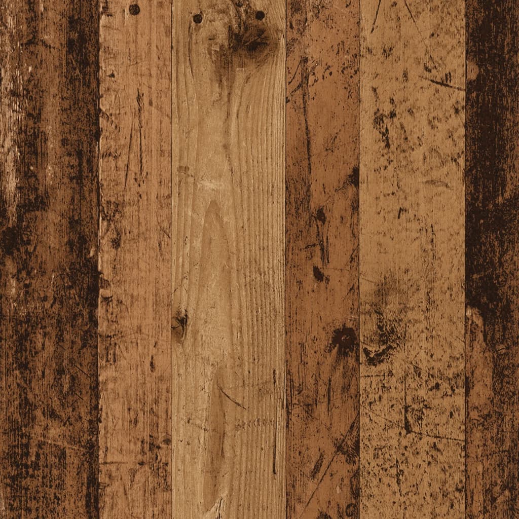 Pflanzenständer 2 Stk. Altholz-Optik 25x25x80 cm Holzwerkstoff