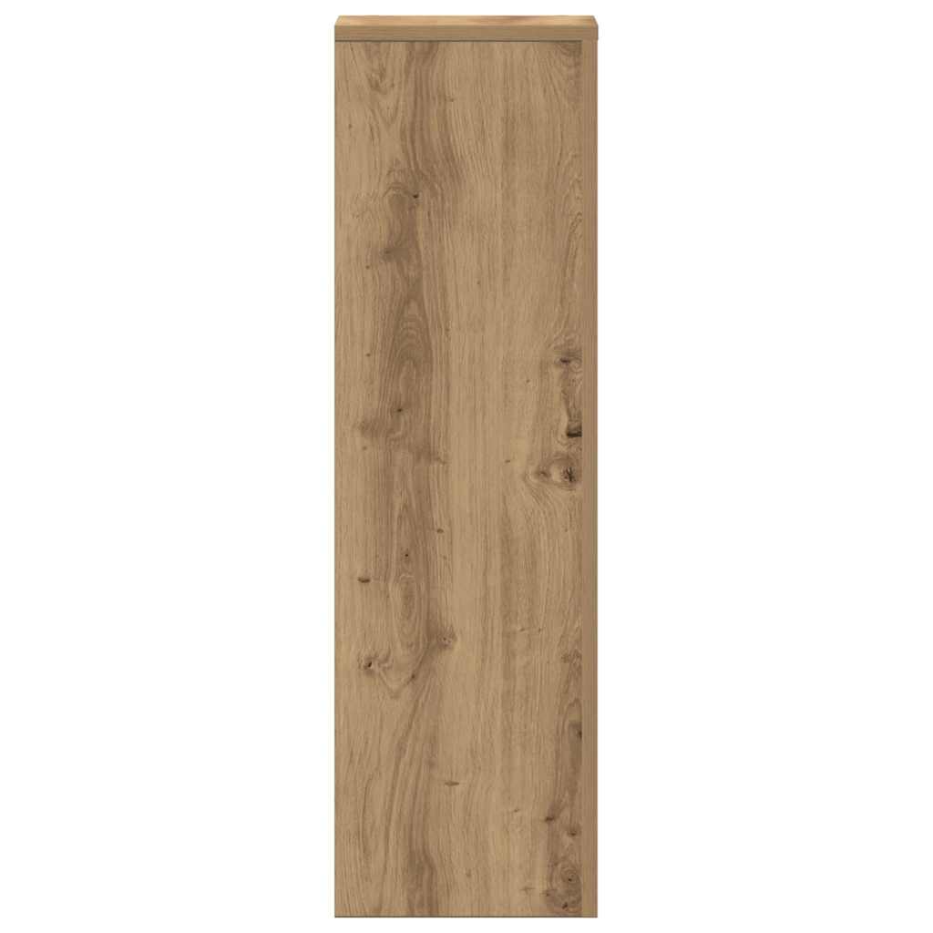 Pflanzenständer 2 Stk. Artisan-Eiche 25x25x80 cm Holzwerkstoff