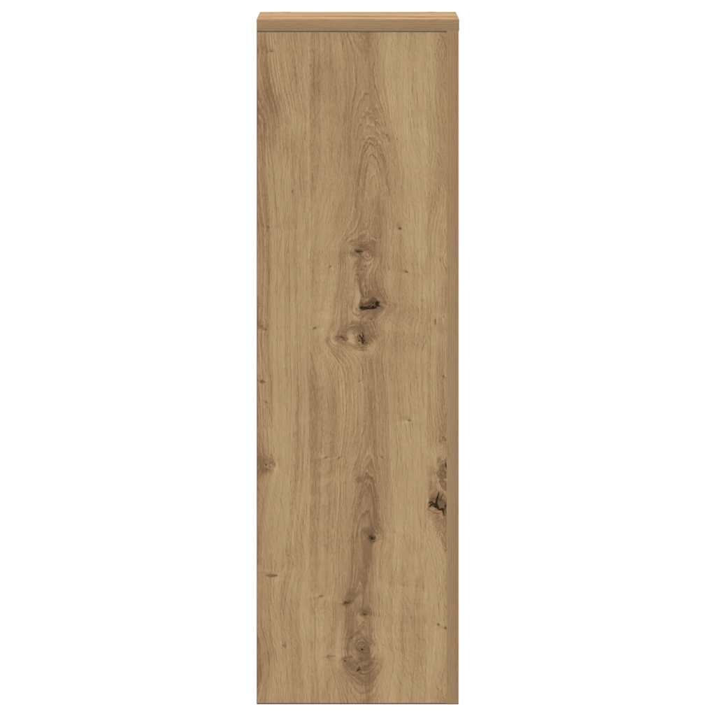 Pflanzenständer 2 Stk. Artisan-Eiche 25x25x80 cm Holzwerkstoff