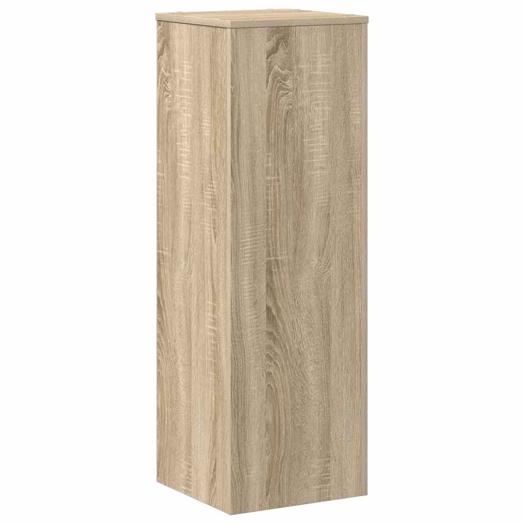 Pflanzenständer Sonoma-Eiche 33x33x100 cm Holzwerkstoff