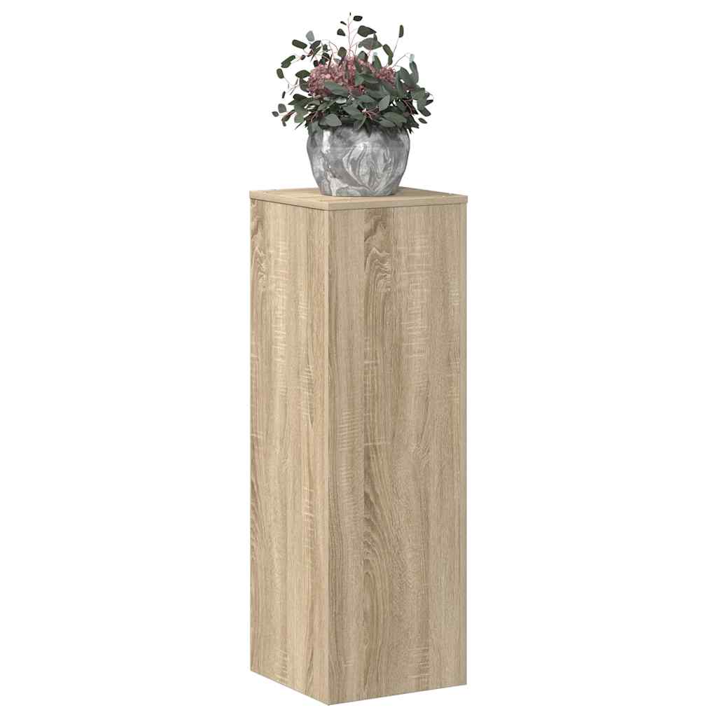 Pflanzenständer Sonoma-Eiche 33x33x100 cm Holzwerkstoff