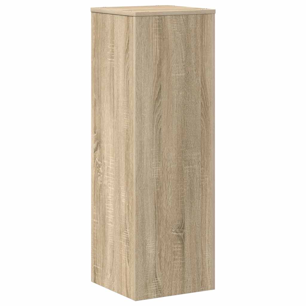 Pflanzenständer Sonoma-Eiche 33x33x100 cm Holzwerkstoff