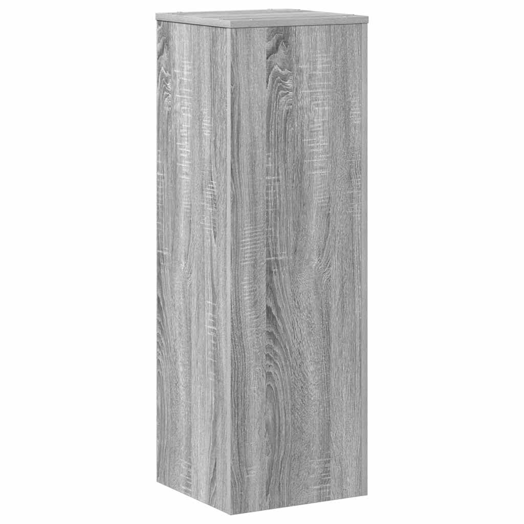 Pflanzenständer Grau Sonoma 33x33x100 cm Holzwerkstoff