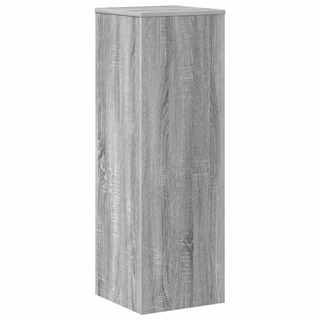 Pflanzenständer Grau Sonoma 33x33x100 cm Holzwerkstoff