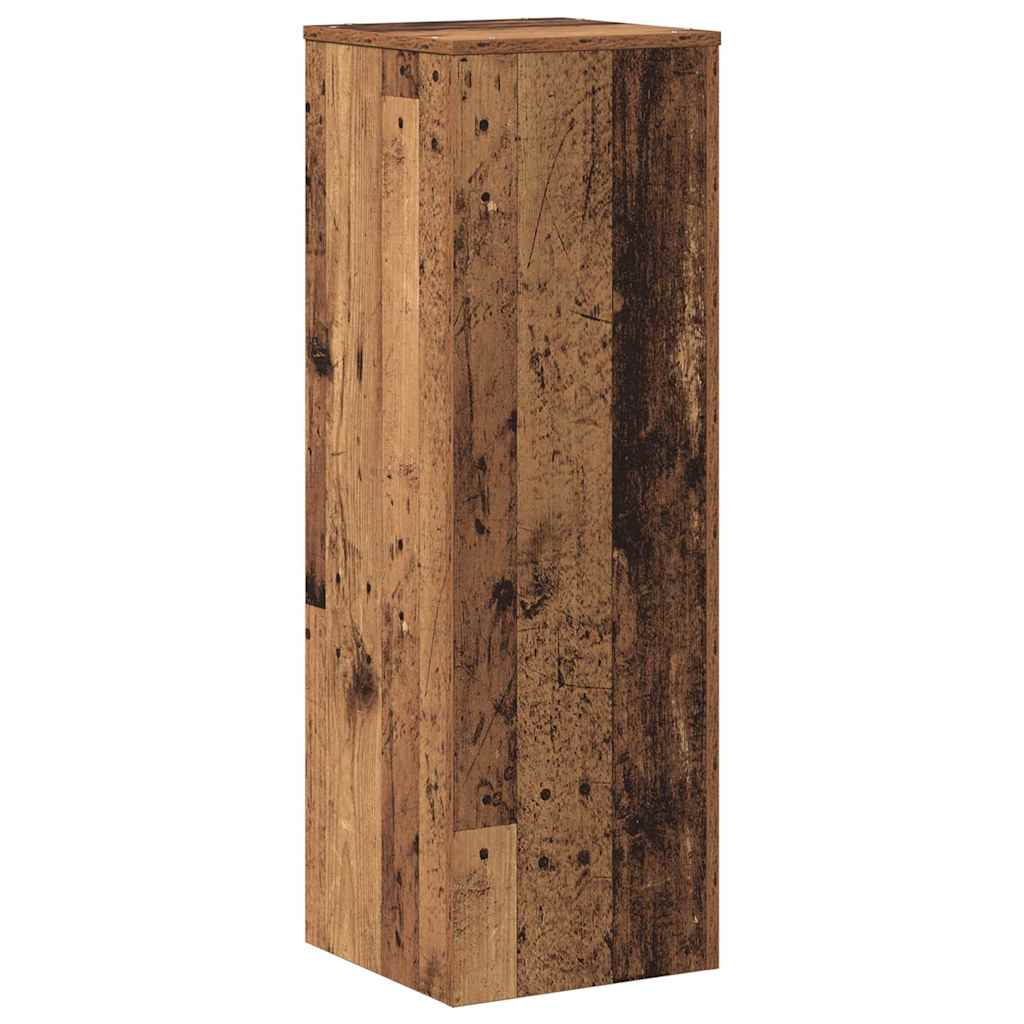 Pflanzenständer Altholz-Optik 33x33x100 cm Holzwerkstoff