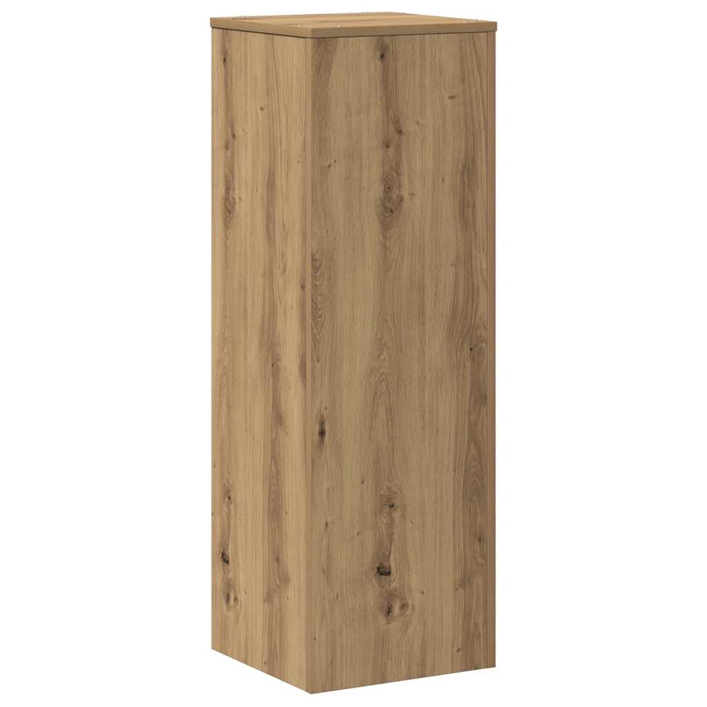 Pflanzenständer Artisan-Eiche 33x33x100 cm Holzwerkstoff