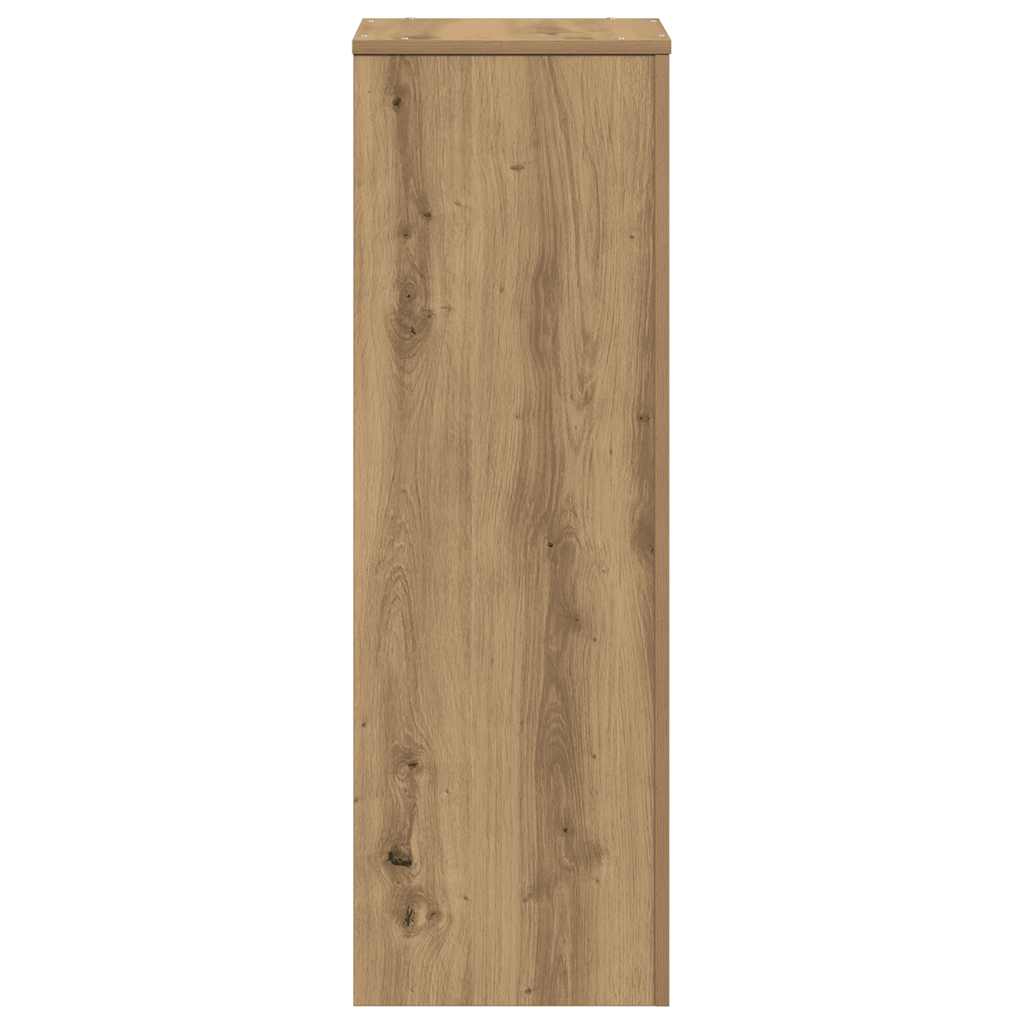 Pflanzenständer Artisan-Eiche 33x33x100 cm Holzwerkstoff