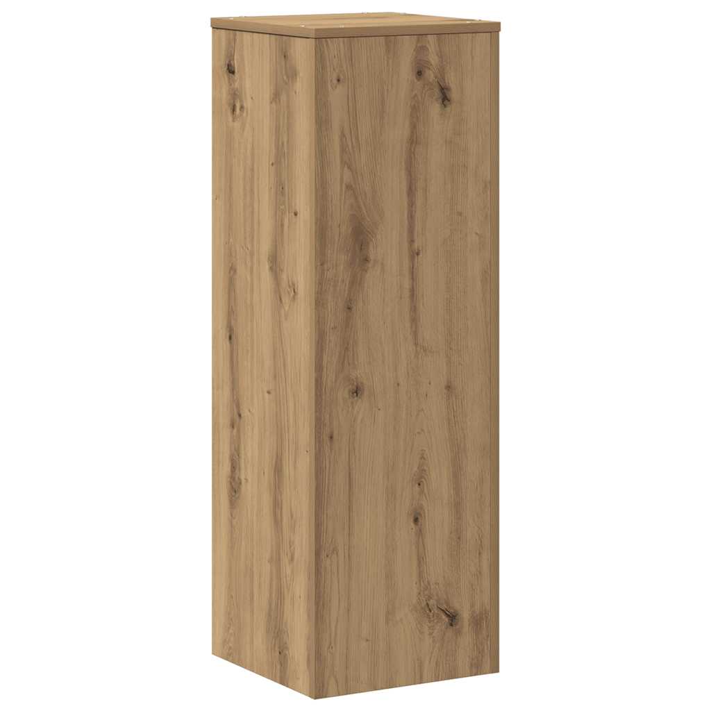 Pflanzenständer Artisan-Eiche 33x33x100 cm Holzwerkstoff