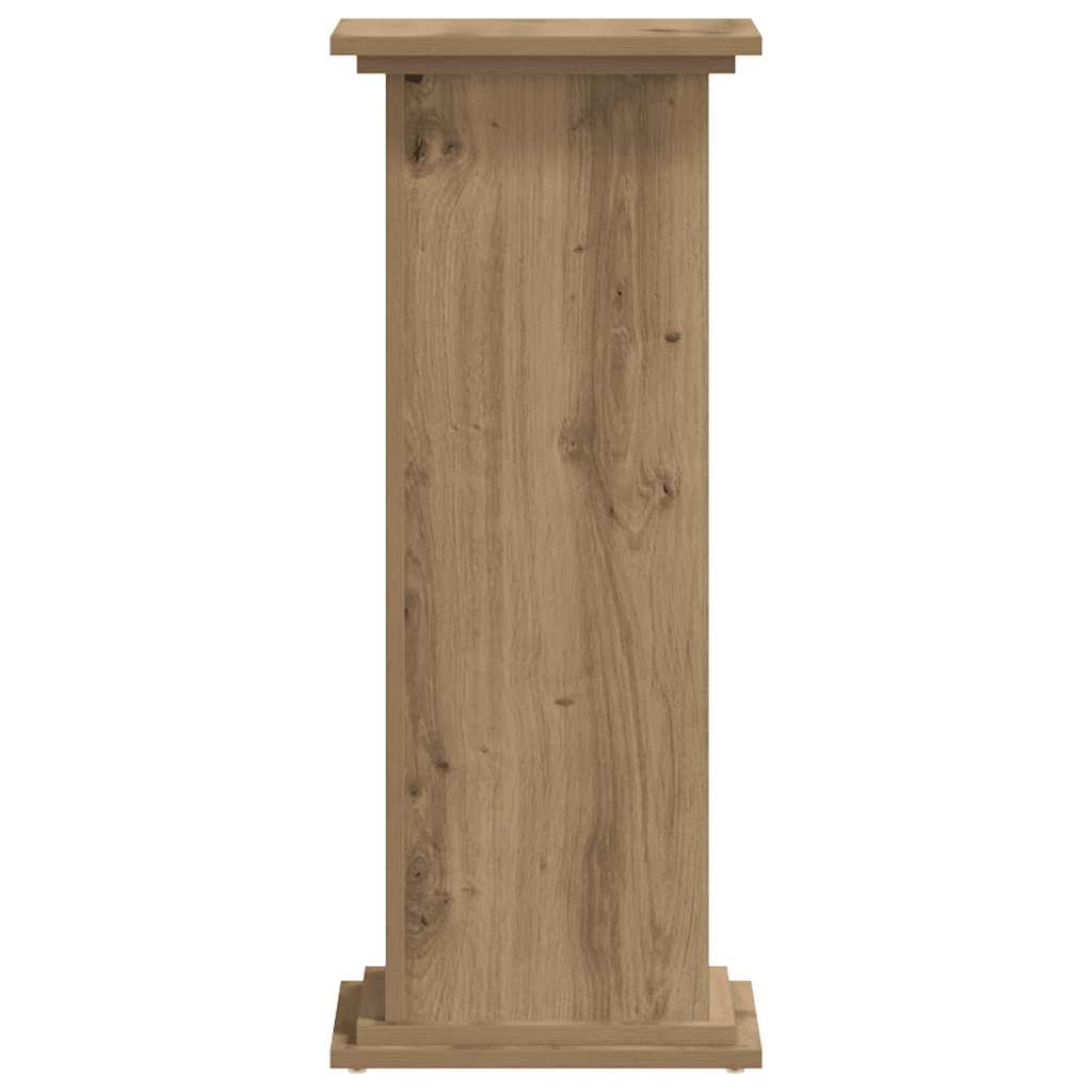 Pflanzenständer Artisan-Eiche 33x33x80 cm Holzwerkstoff