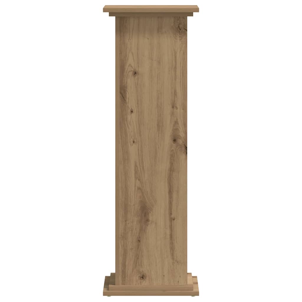 Pflanzenständer Artisan-Eiche 33x33x100 cm Holzwerkstoff
