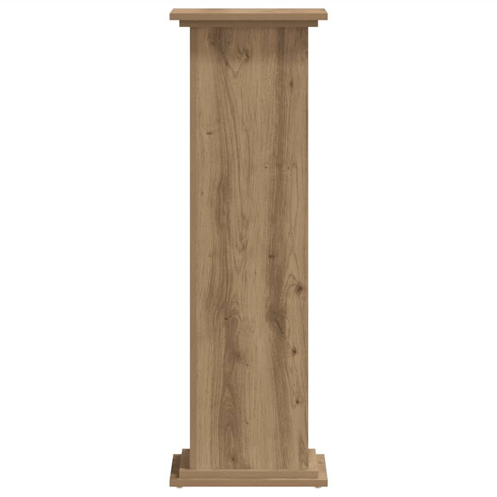 Pflanzenständer Artisan-Eiche 33x33x100 cm Holzwerkstoff