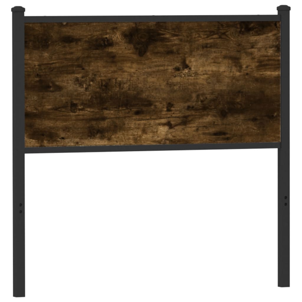 Ersatz-Kopfteil Räuchereiche 75 cm Holzwerkstoff und Stahl