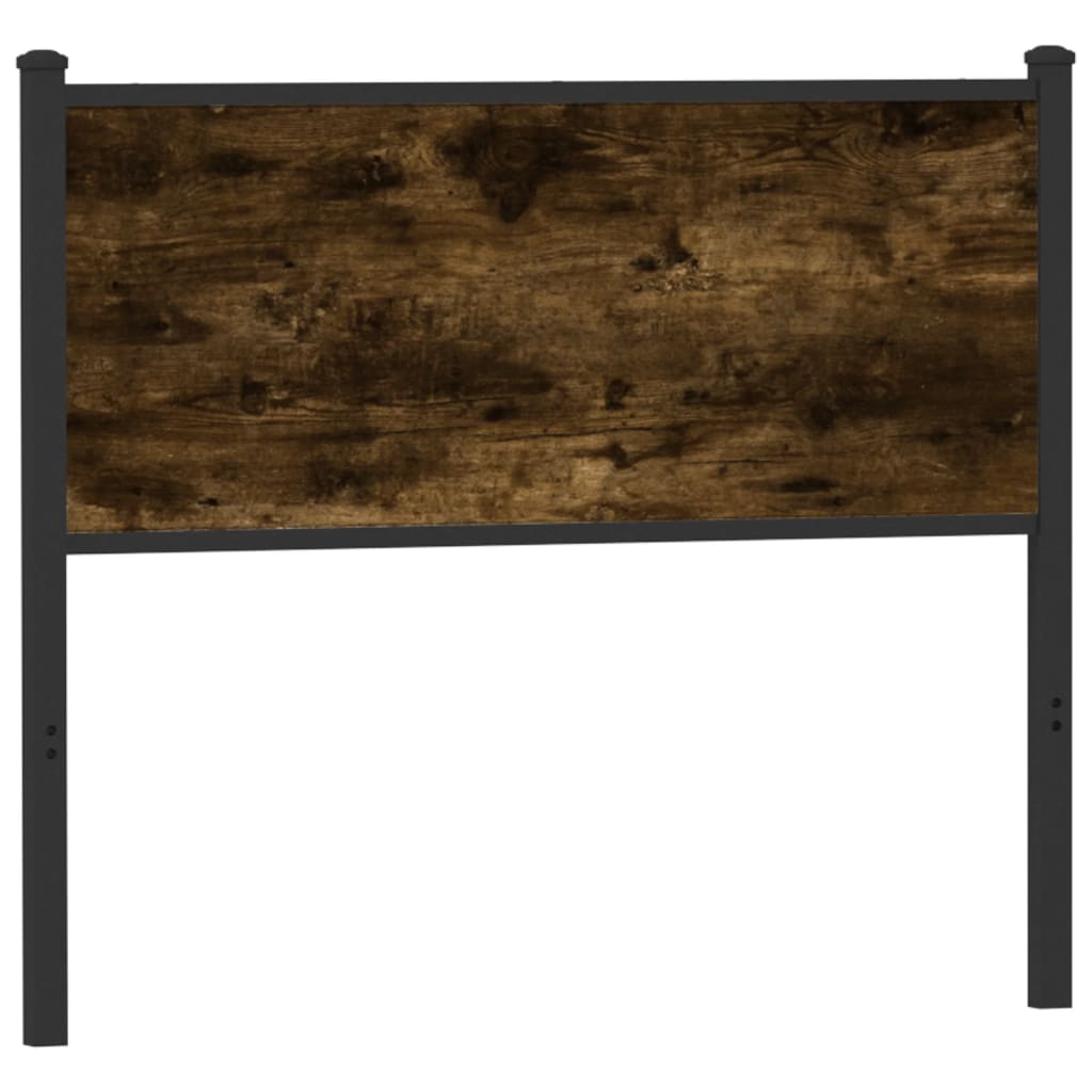Ersatz-Kopfteil Räuchereiche 107 cm Holzwerkstoff und Stahl
