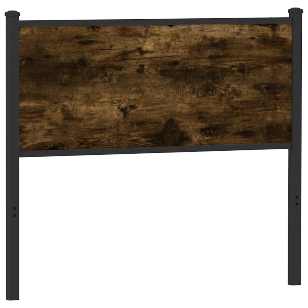 Ersatz-Kopfteil Räuchereiche 107 cm Holzwerkstoff und Stahl