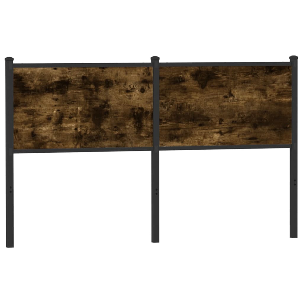 Ersatz-Kopfteil Räuchereiche 150 cm Holzwerkstoff und Stahl