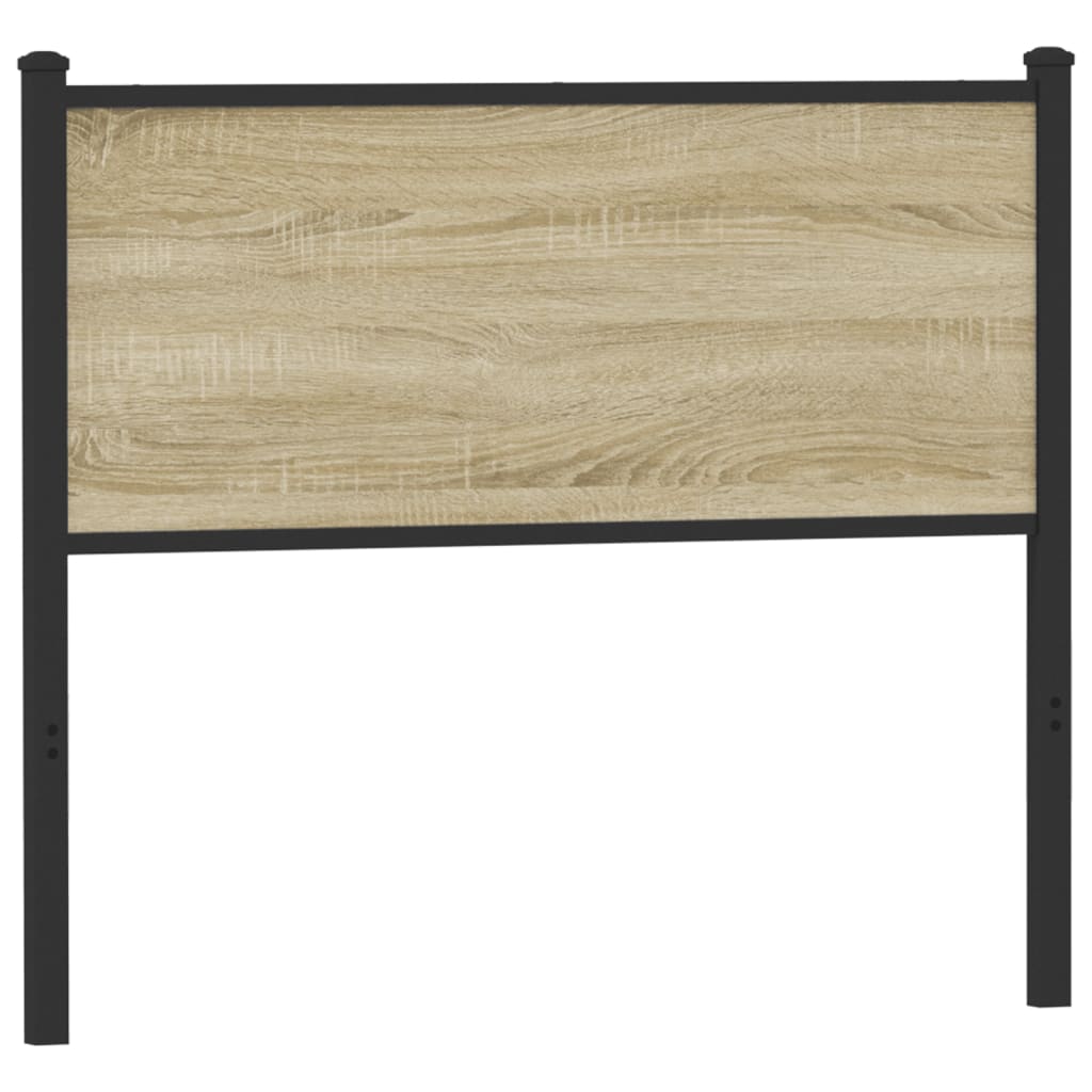 Ersatz-Kopfteil Sonoma-Eiche 107 cm Holzwerkstoff und Stahl