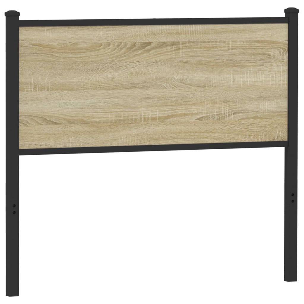 Ersatz-Kopfteil Sonoma-Eiche 107 cm Holzwerkstoff und Stahl