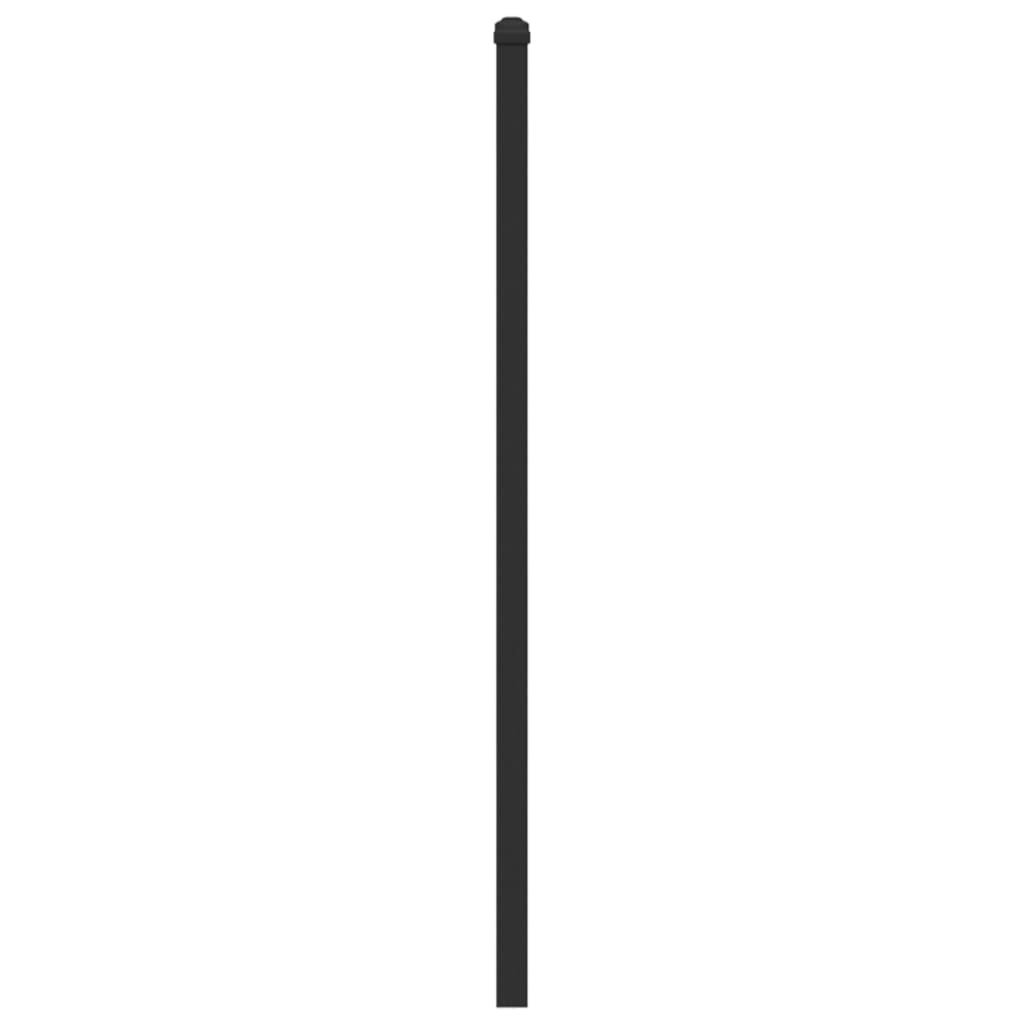 Ersatz-Kopfteil Braun Eichen-Optik 200 cm Holzwerkstoff und Stahl